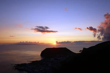 Ribeira do Almeida Viewpoint is a must-see tourist attraction on São Jorge Island, Azores, Portugal. Located in the municipality of Velas, it has a panoramic view.