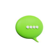 Various 3D Speech bubble icons