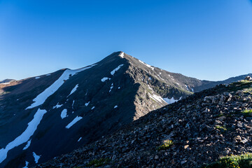 Beautiful Colorado Rocky Mountains on a Summer Hike up Ruby Mountain