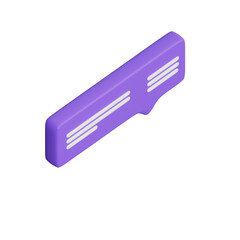 Various 3D cartoon icons of messages