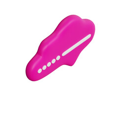 Various 3D cartoon icons of messages