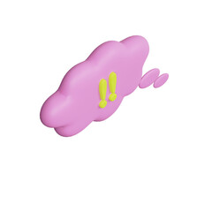 Various 3D Speech bubble icons