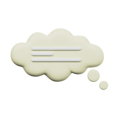 Various 3D Speech bubble icons