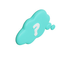 Various 3D Speech bubble icons