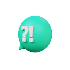 Various 3D Speech bubble icons