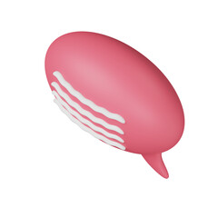 Various 3D Speech bubble icons