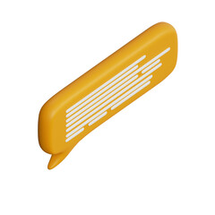 Various 3D cartoon icons of messages