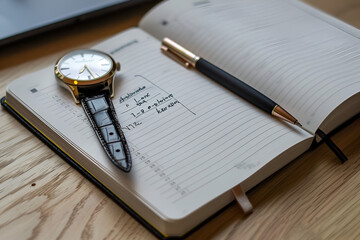 Professional Watch with Writing Tools