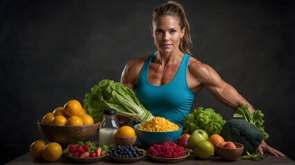 Obraz premium Fitnessküche: Wie richtige Ernährung beim Training unterstützt