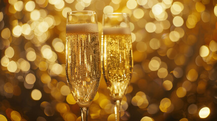New Year's Champagne Toast