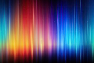 Vibrant, multicolored light streaks, colorful spectrum background displaying the dispersion of light