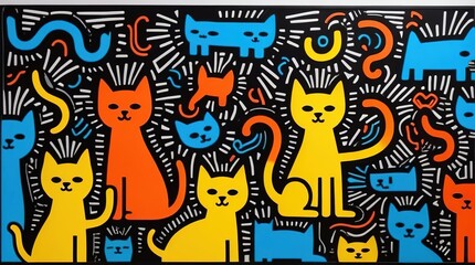 Fototapeta premium Cat portrait