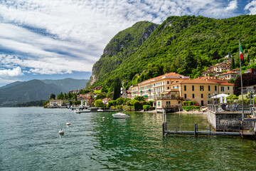 A view over Lake Como near Menaggio in Italy