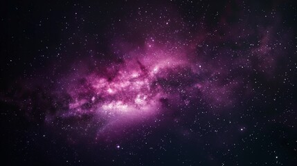 Obraz premium A galaxy of stars with a purple hue