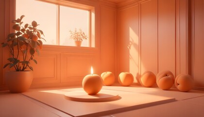 Light Dark Clear Plain Warm Vibrant Orange Red Yellow Background Backdrop Texture Paint Color Fruit