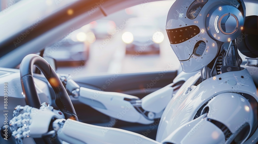 Poster artificial intelligence, or ai, is a type of technology that makes machines think and act like human