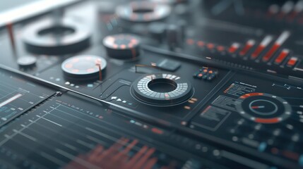 close-up of an interactive tool used for scenario analysis in treasury management, with multiple hypothetical outcomes