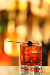 Cocktail on the rocks