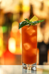 Cocktail with tomato juice