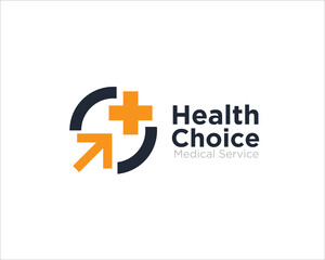 health choice logo designs for medical partner and health service