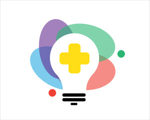 lamp creative health logo designs for medical and health service or clinic