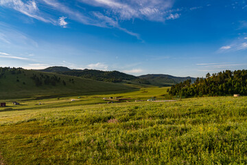 Naklejka premium Mongolei Landschaft 
