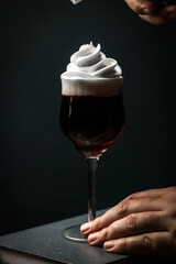 Creamy cocktail 