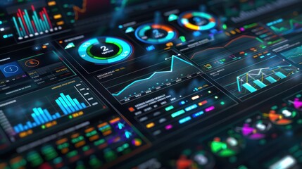 High resolution image of a financial planning interface showing various financial instruments and their performance metrics