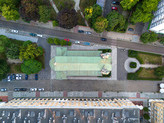 Warszawa, panorama miasta, zdjęcie lotnicze © hunter76