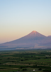 Beautiful view of biblical mountain, natural concept