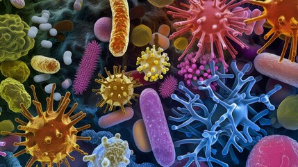 Viruses and bacteria are tiny creatures that can make us sick. Coronaviruses like COVID-19, fungi, and other germs can spread diseases like the flu, HPV, and HIV.