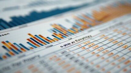 detailed financial model displaying projected cash flows and capital expenditures in a dynamic chart