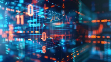 Fototapeta premium conceptual image showing the seamless integration of treasury management software with corporate financial systems