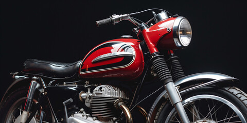 Fototapeta premium a retro motorcycle