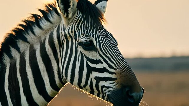 zebra close up