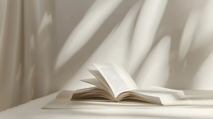 The Open Book on Table