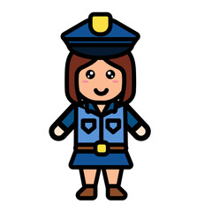 cute policewoman