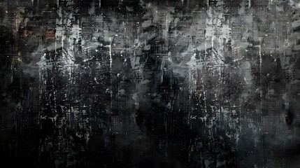 Obraz premium Vintage abstract black wallpaper with grungy text