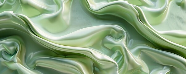 Obraz premium Smooth, matte pastel green texture