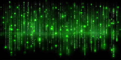 Fototapeta premium Creative binary coding texture. Software programming code. 3D Rendering.