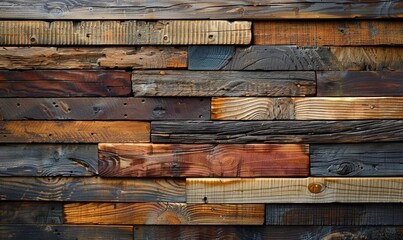 Vintage wooden boards with natural character