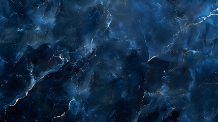 Navy blue marble texture seamless background