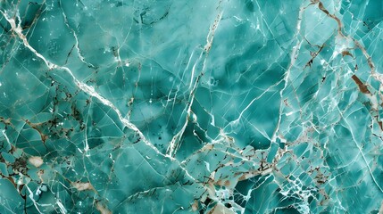 Turquoise Green Marble Texture Background
