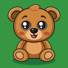 Fototapeta premium teddy bear cartoon