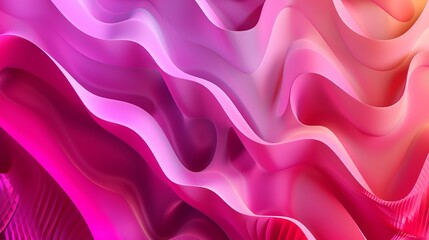 Fototapeta premium Trendy wavy geometric background composition with gradients Vector illustration