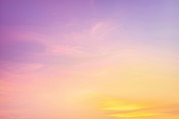 Fototapeta premium Soft Pastel Sunset Sky