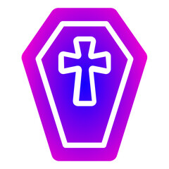 Obraz premium coffin icon