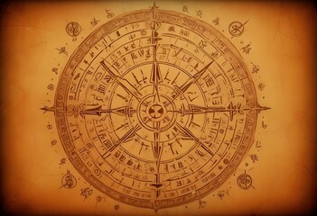 Naklejka premium Light Dark Clear Plain Warm Vibrant Orange Red Yellow Background Backdrop Texture Paint Color Sunset