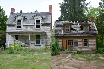 Run-down Country House Before And After Renovation