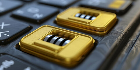 Creative digital data transfer and exchange folders on dark background. Backup data, virtual document storage or loading on cloud service. 3D Rendering.